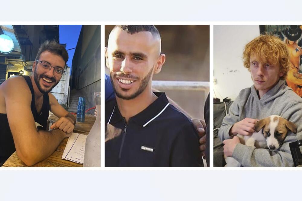 Ubijeni taoci: Alon Šamriz, Samer Al-Talalka i Jotam Haim, Foto: Beta/AP
