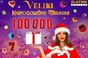 Najbolje slijedi za kraj: VELIKI NOVOGODIŠNJI TURNIRI s ukupnim...