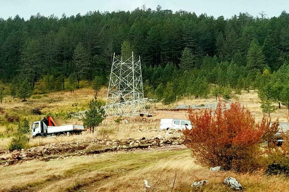 The construction of transmission lines complicates the solution of property problems: Đurđevića Tara, Photo: Private archive
