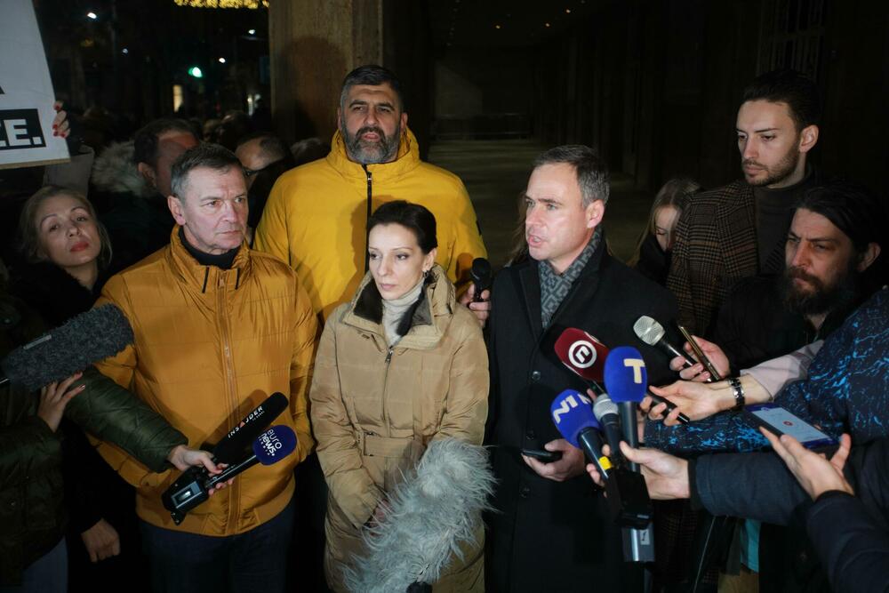 Lideri koalicije SPN sinoć u Beogradu