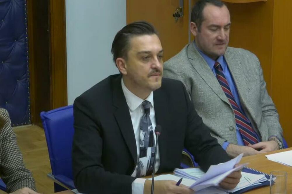 Vuković na sjednici, Foto: Skupština/Youtube