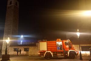 Gasili požar u sahat kuli u Pljevljima
