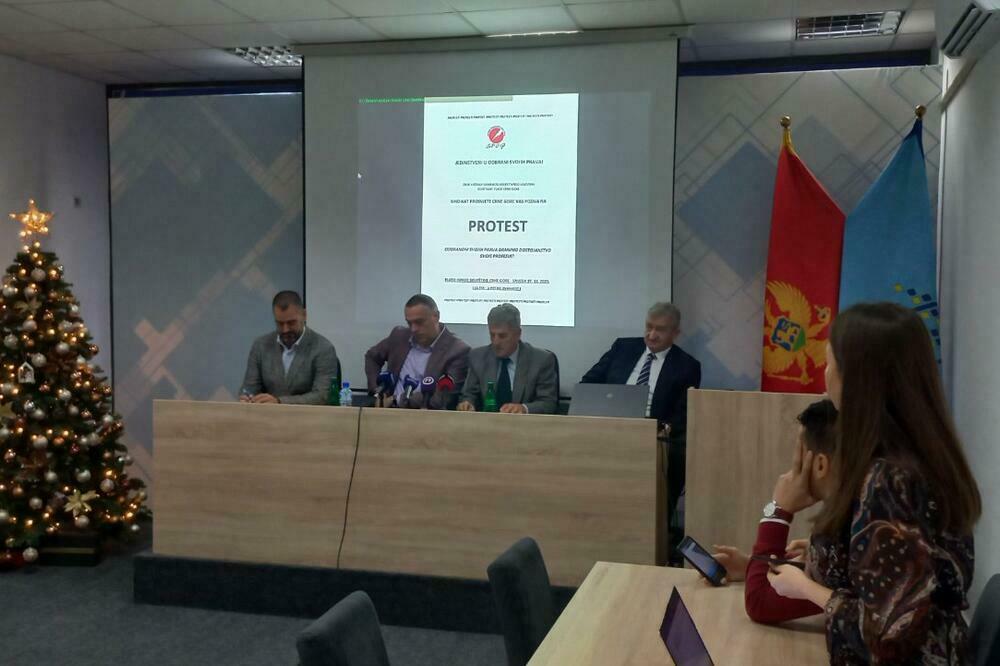 Sa jučerašnje konferencije za medije, Foto: Jovan Mrdak