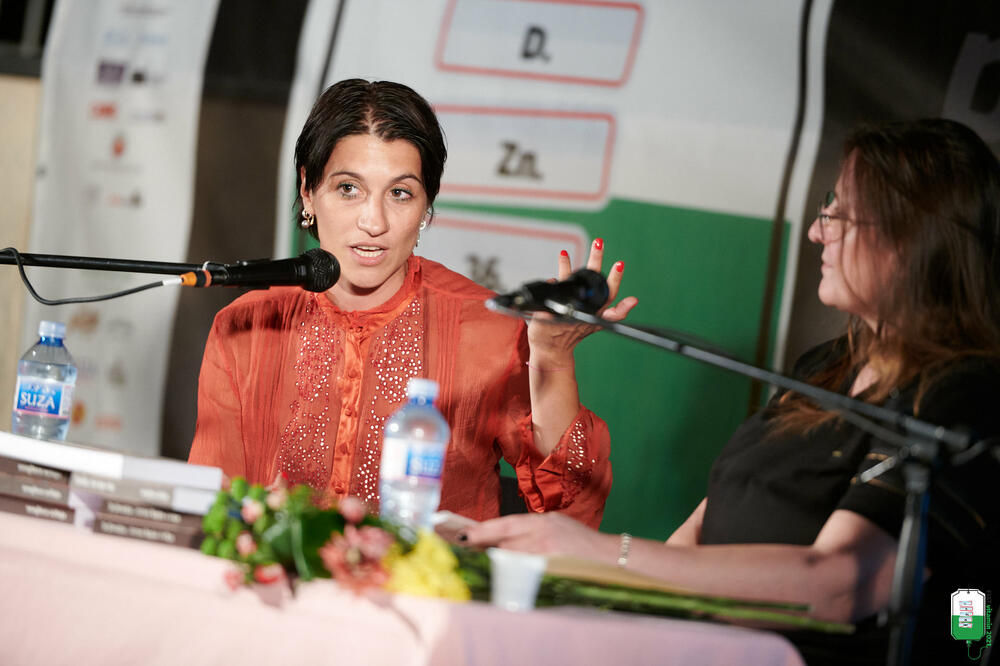 Sa promocije u Podgorici, na Festivalu internacionalnog alternativnog teatra FIAT 2021. godine, Foto: Duško Miljanić