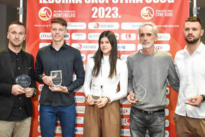 The Volleyball Federation of Montenegro presented awards to the best in 2023...