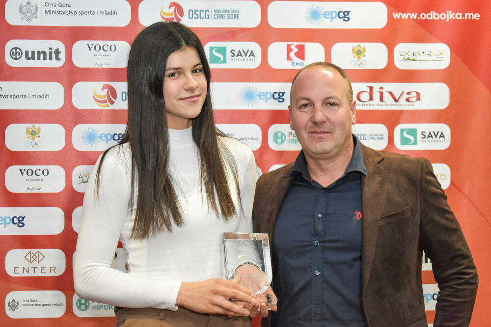 Kristina Božović i Milan Franović, predsjednik Skupštine OSCG