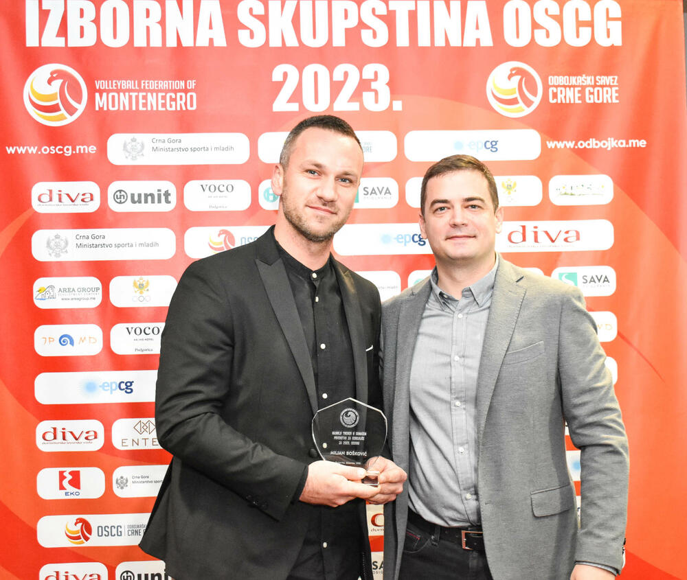 Miljan Bošković i Ivan Bošković, generalni sekretar OSCG