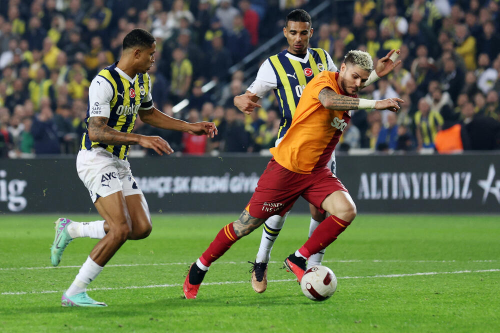 Mauro Ikardi na utakmici sa Fenerbahčeom, Foto: Reuters