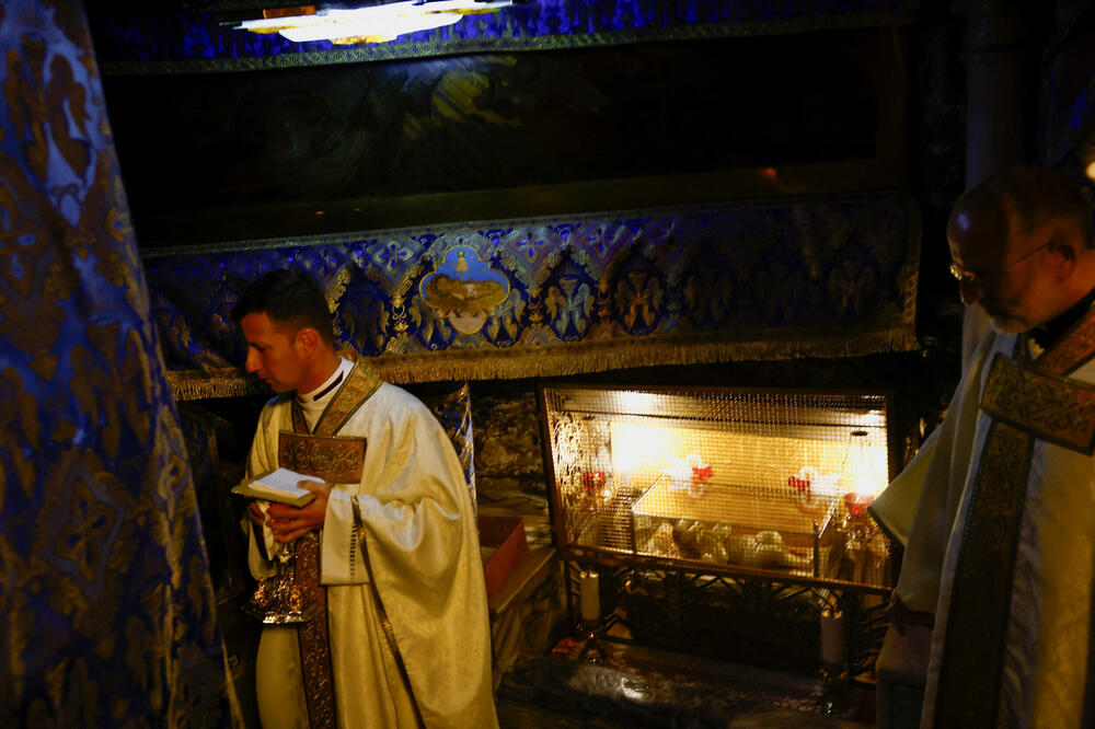 Sa proslave Božića u Vitlejemu, Foto: Reuters