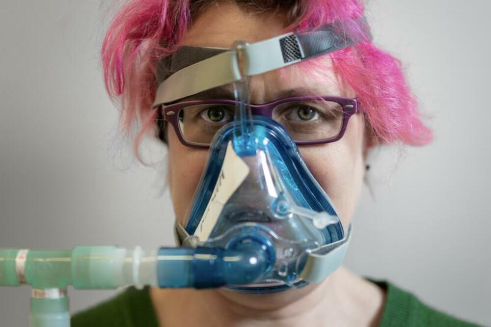 Dobrovoljci udišu četiri različite vrste zagađivača vazduha, Foto: Tony Jolliffe/ BBC