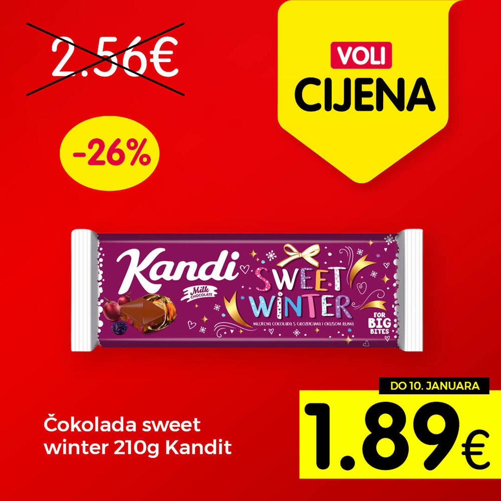 <p>Posjetite neki od VOLI ili Naš diskont marketa i pronađite sve što vam je potrebno da upotpunite prazničnu čaroliju, po specijalnim cijenama.</p>