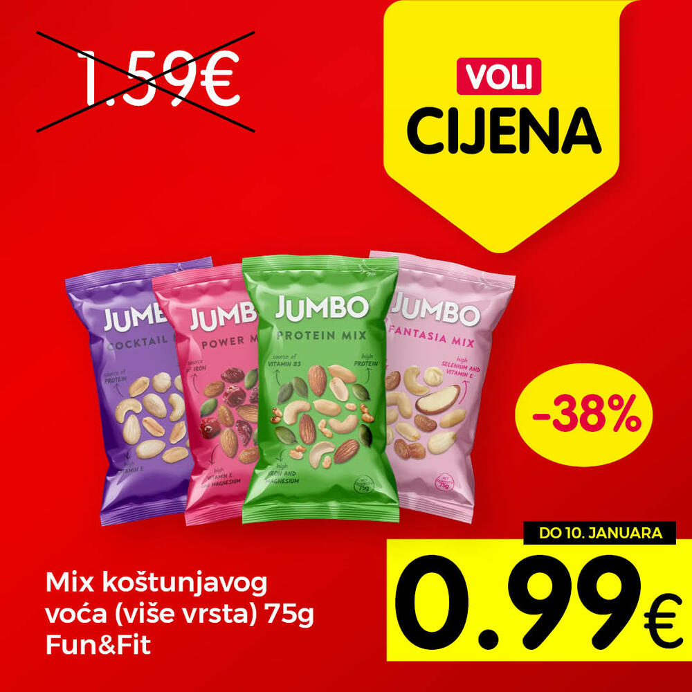 <p>Posjetite neki od VOLI ili Naš diskont marketa i pronađite sve što vam je potrebno da upotpunite prazničnu čaroliju, po specijalnim cijenama.</p>