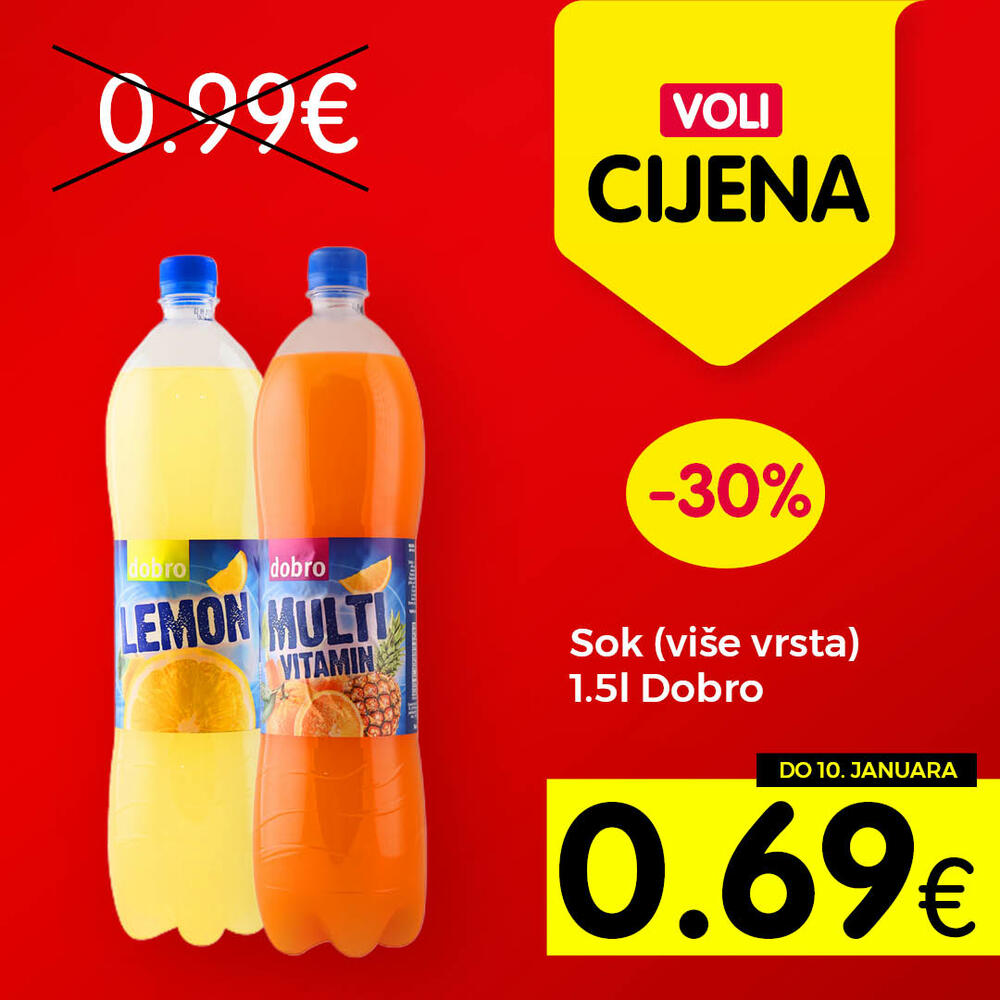 <p>Posjetite neki od VOLI ili Naš diskont marketa i pronađite sve što vam je potrebno da upotpunite prazničnu čaroliju, po specijalnim cijenama.</p>