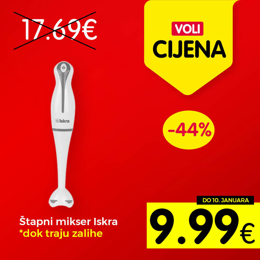 <p>Posjetite neki od VOLI ili Naš diskont marketa i pronađite sve što vam je potrebno da upotpunite prazničnu čaroliju, po specijalnim cijenama.</p>