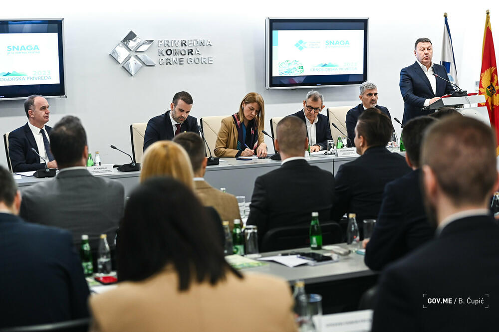 Predlozi zakona za privredu se već &ldquo;kuvaju&rdquo;: Sa sjednice u Privrednoj komori, Foto: gov.me