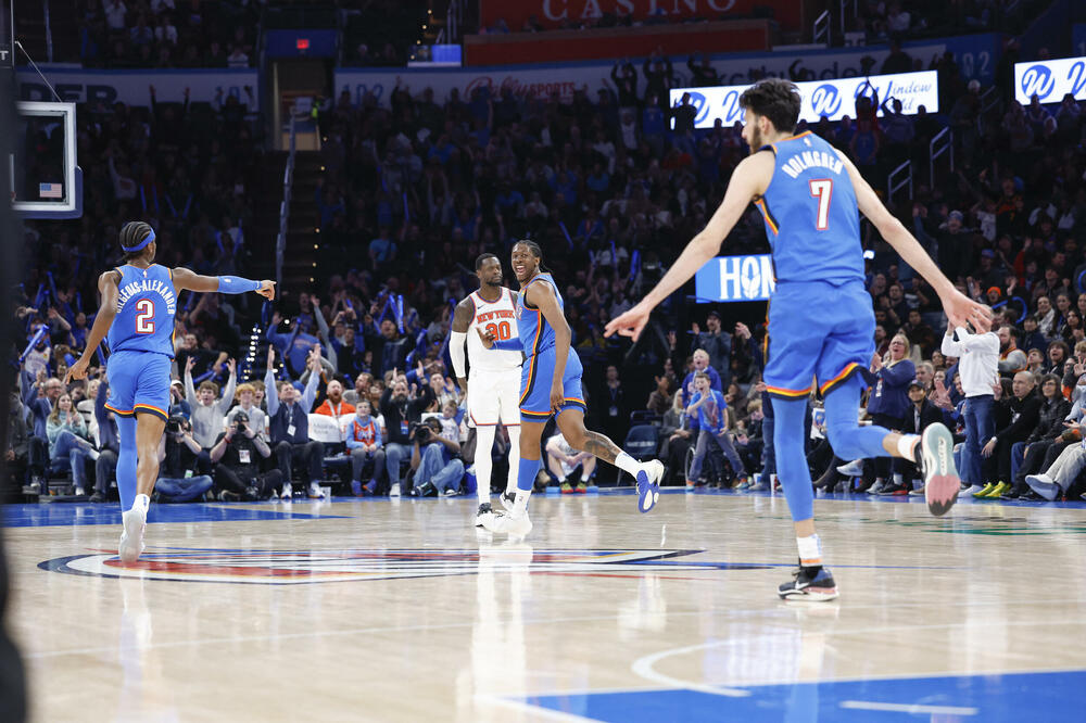 Slavlje košarkaša Oklahome, Foto: Reuters