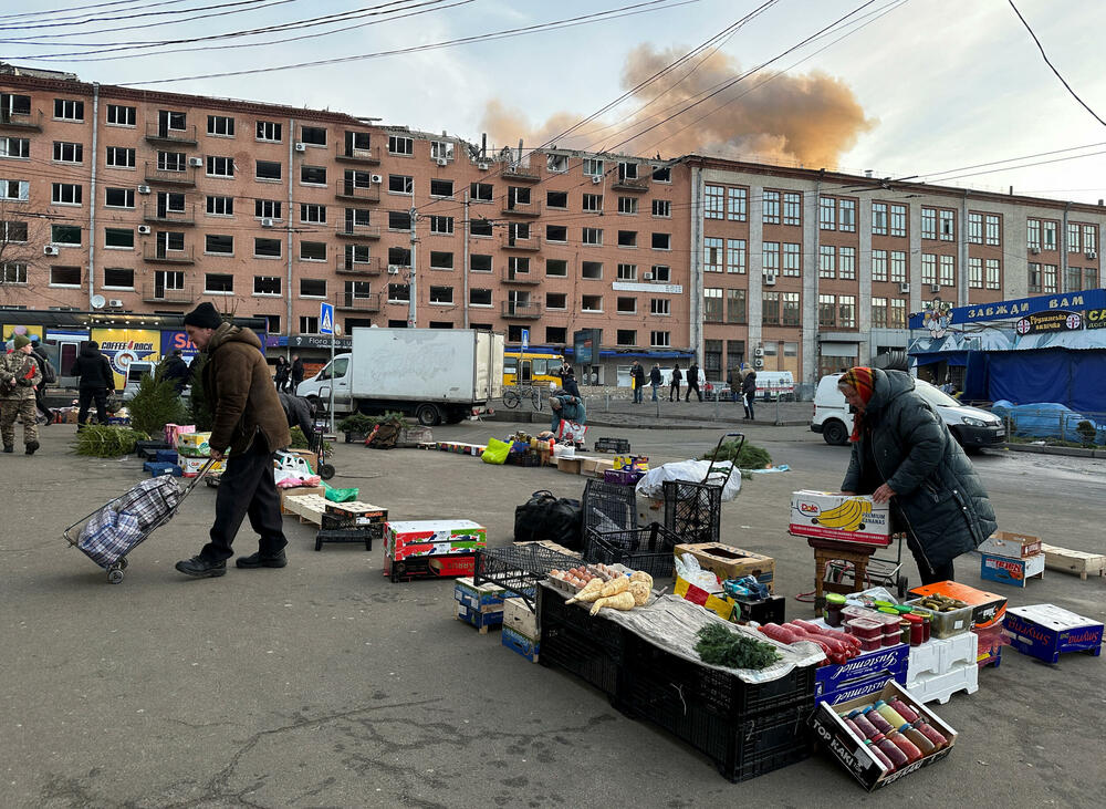 Ulični prodavci u Kijevu