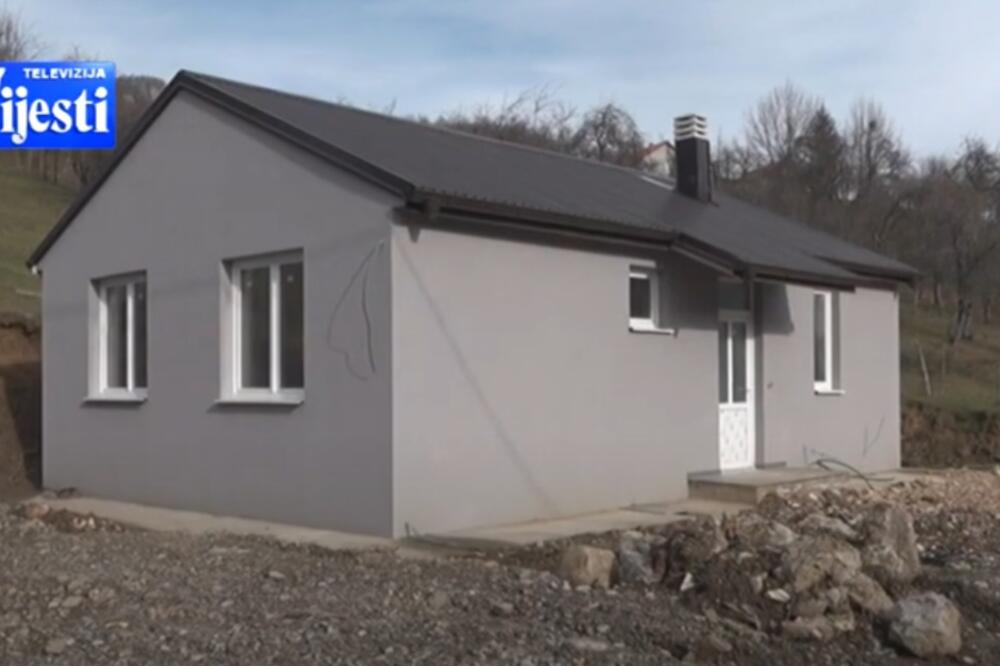 Jedna od kuća u Petnjici, Foto: Screenshot/TV Vijesti