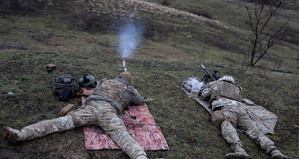 Ukrajinski vojnici na ratištu u Donjeckoj oblasti