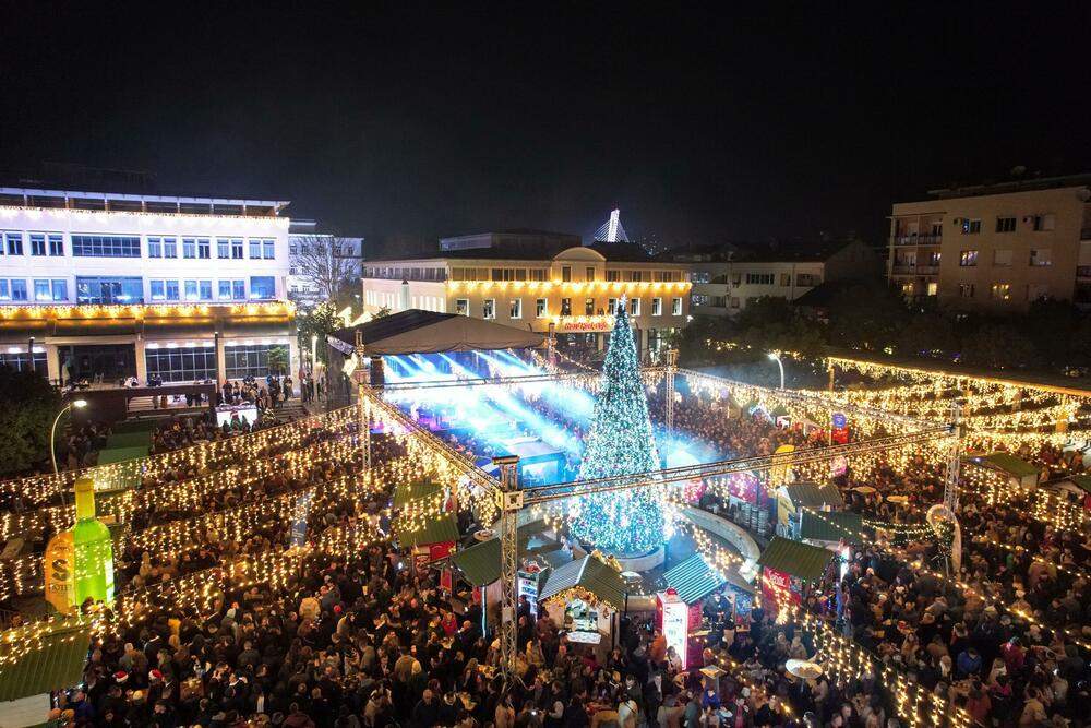 Podgorica doček Nove godine