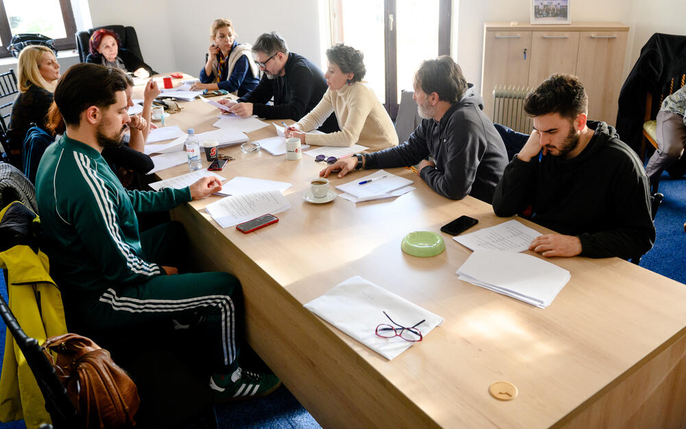 Sa probe za predstavu “Natpop Kojović”