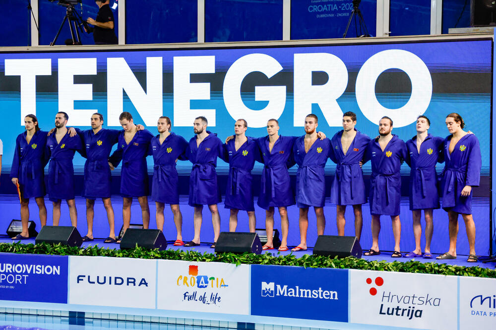 Vaterpolisti Crne Gore pred meč sa Francuskom, Foto: MTB-PHOTO