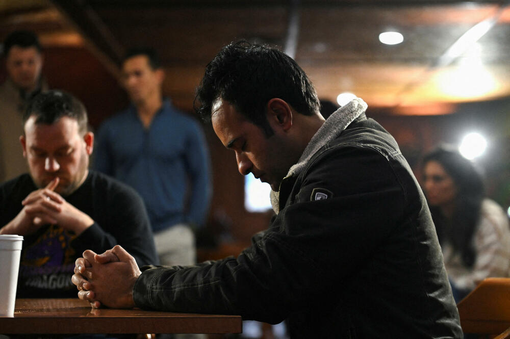 Ramasvami tokom molitve