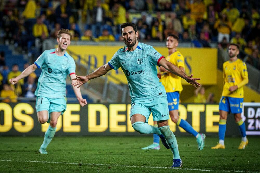 Gundogan slavi gol za pobjedu protiv Las Palmasa, Foto: FC Barcelona (X)