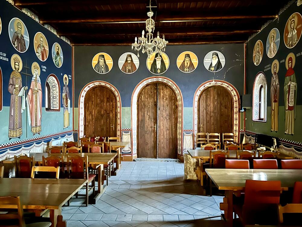 Monastery dining room