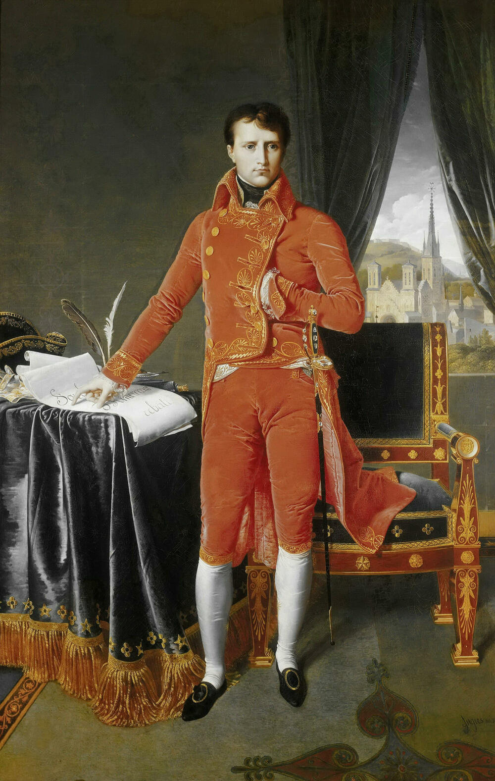 “Bonaparta kao prvi konzul”, Ingres, 1804.