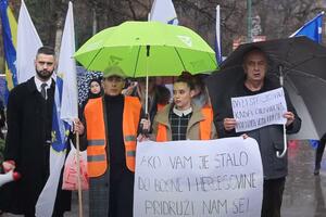 Protest u Sarajevu protiv neustavnog dana Republike Srpske: "Svi...