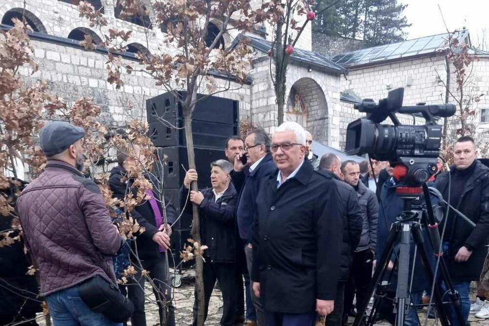 Mandić danas na Cetinju, Foto: Nikola Milosavić Aleksić