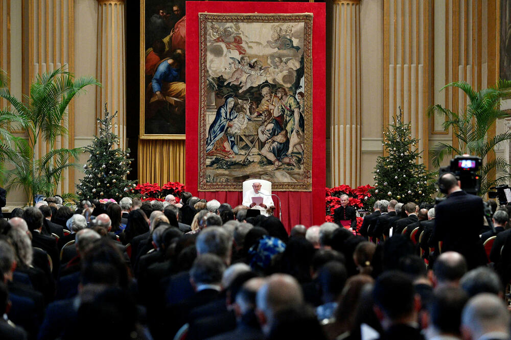 Papa se obratio ambasdorima, Foto: Reuters