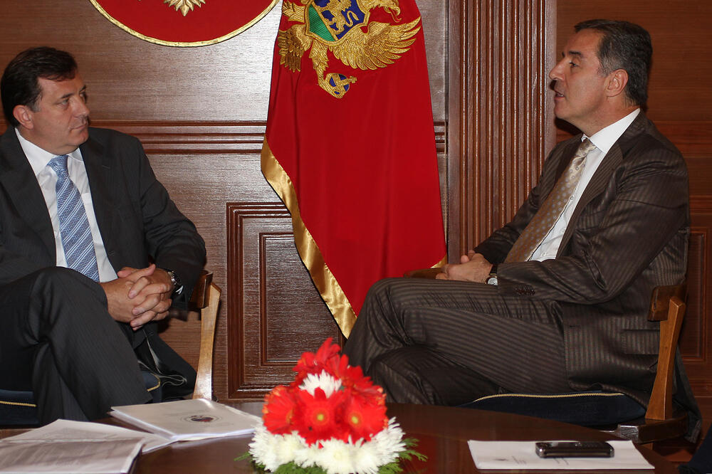 Dodik i Đukanović: 3. jul 2008. godine, Foto: Arhiva Vijesti
