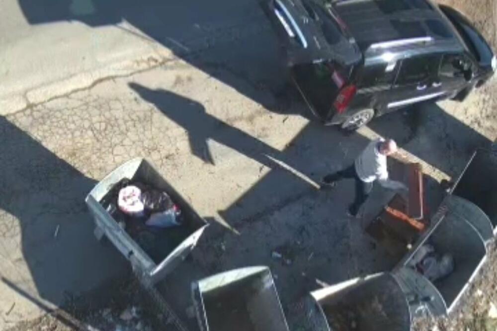 Detalj sa snimka sa sigurnosnih kamera, Foto: DOO Komunalne djelatnosti Bar