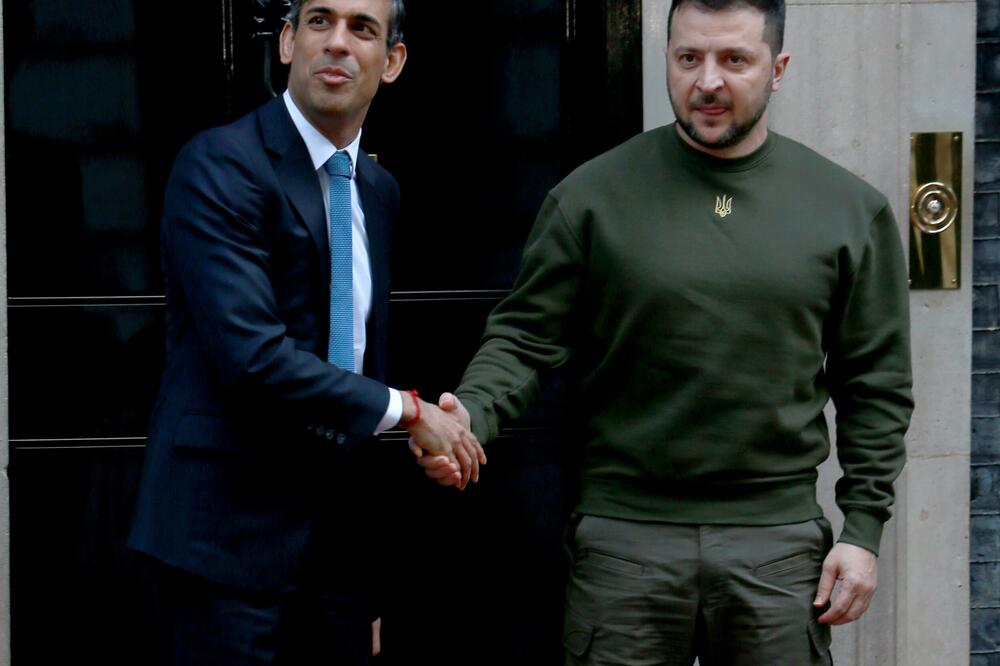 Sunak i Zelenski tokom posjete ukrajinskog predsjednika Londonu 2022., Foto: Shutterstock