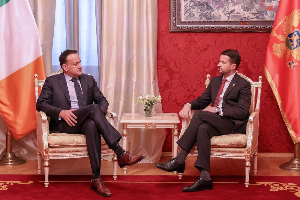 Varadkar i Milatović, Foto: Kabinet predsjednika Crne Gore