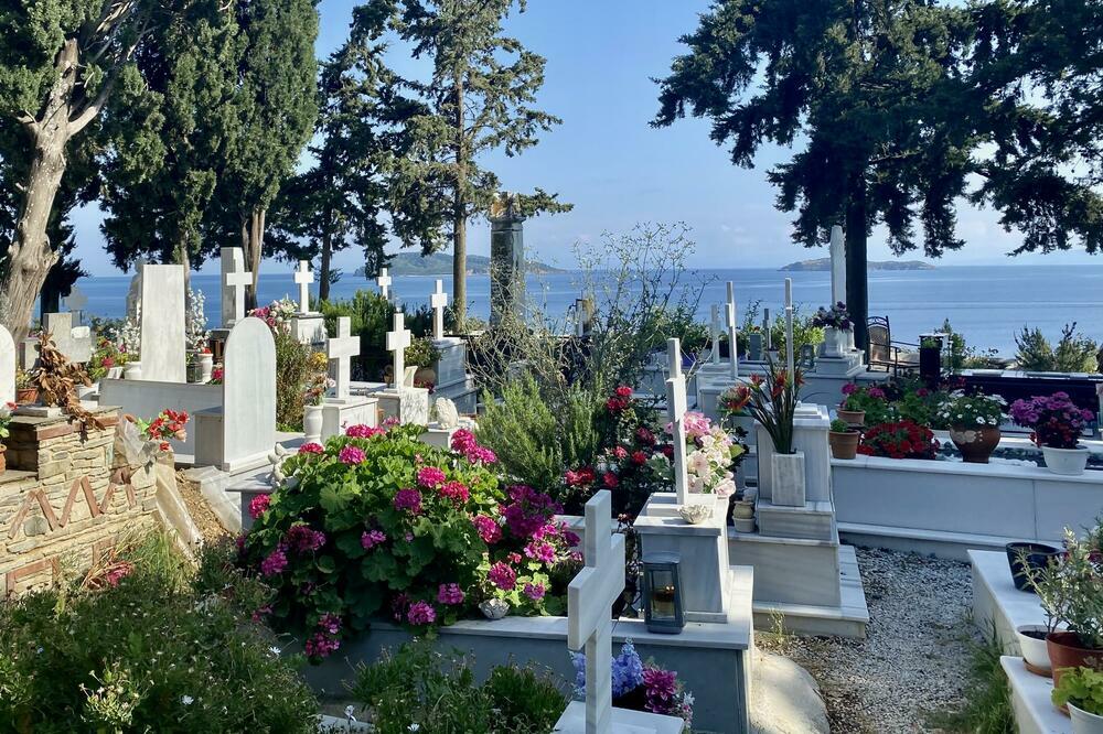 Cemetery in Skiathos