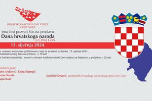 Čestitke povodom Dana hrvatskog naroda u Crnoj Gori