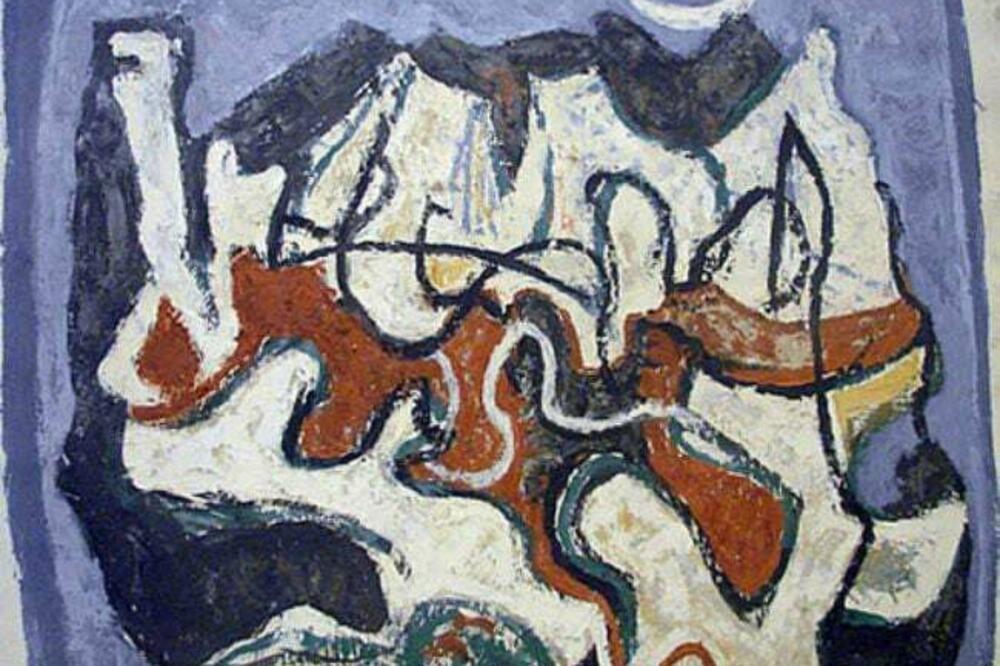 Petar Lubarda: “Noć u Crnoj Gori” (1951), Foto: NMCG