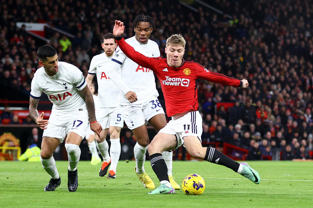 Hojlund postiže gol, Foto: Reuters