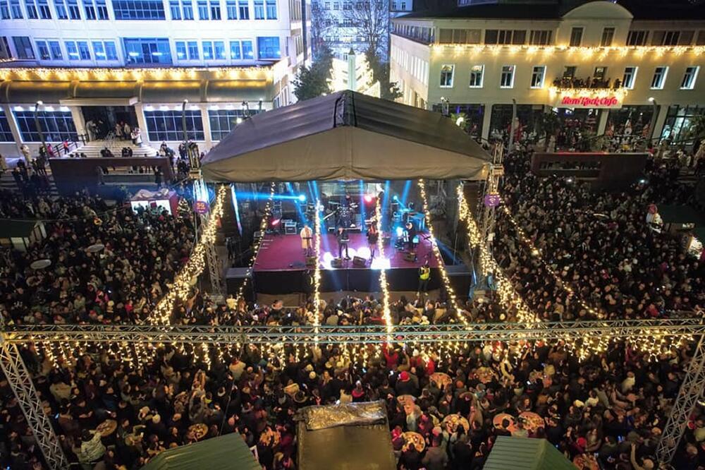 Sa dočeka Nove 2024. godine na Trgu nezavisnosti, Foto: Glavni grad Podgorica