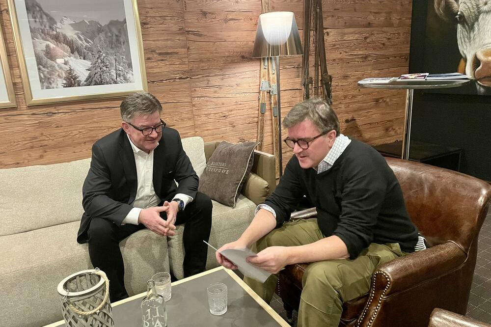 Lajčak sa O'Brajanom, Foto: twitter.com/MiroslavLajcak