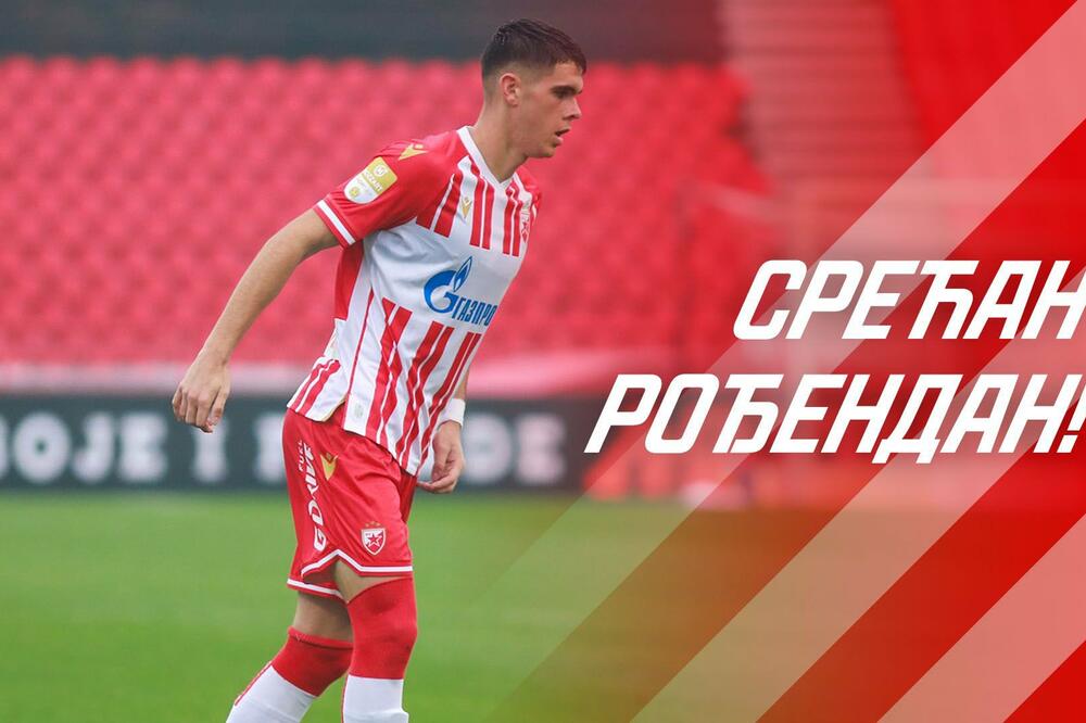 Zvezda će dobiti devet miliona, 15 odsto od anrednog transfera za 18-godišnjeg defanzivca, Foto: FK Crvena zvezda