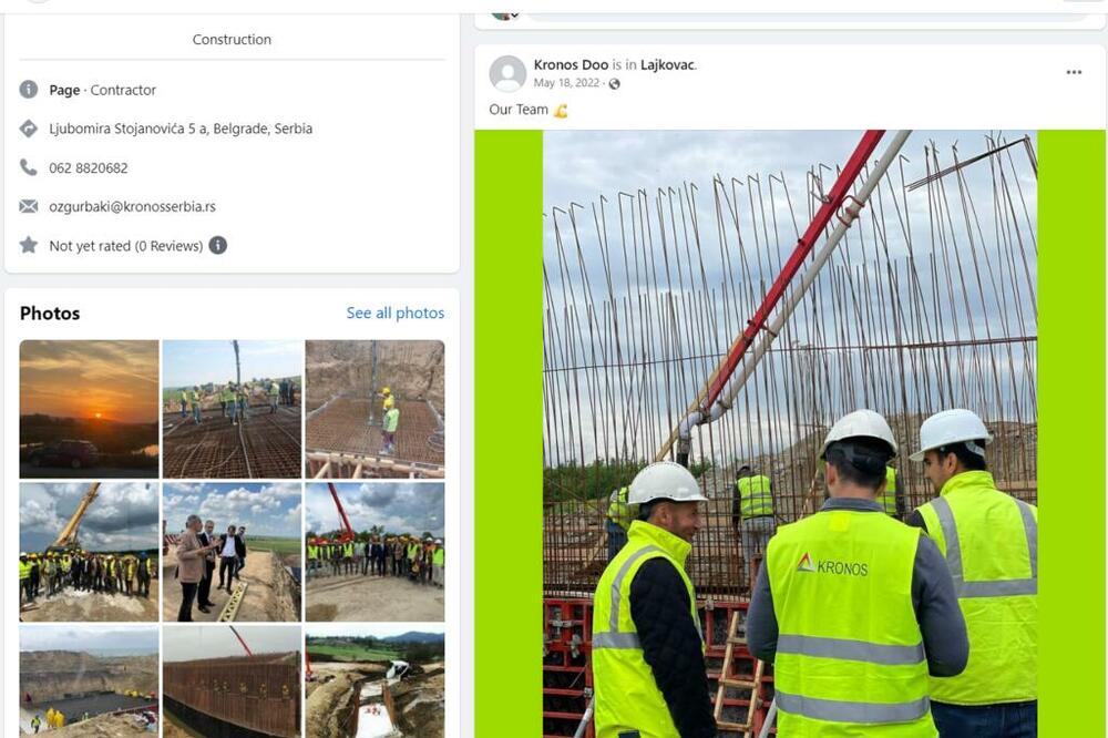 Foto: Fejsbuk/Kronos doo