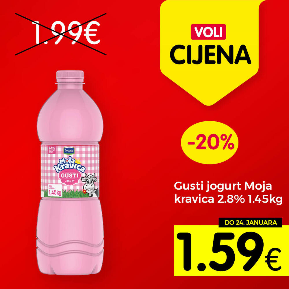 <p>Širok izbor proizvoda po najpovoljnijim cijenama na tržištu u svim Voli i Naš diskont marketima.</p>