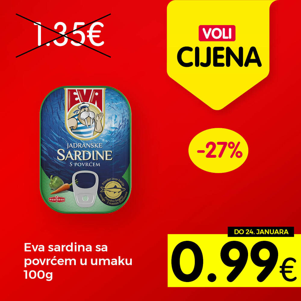 <p>Širok izbor proizvoda po najpovoljnijim cijenama na tržištu u svim Voli i Naš diskont marketima.</p>