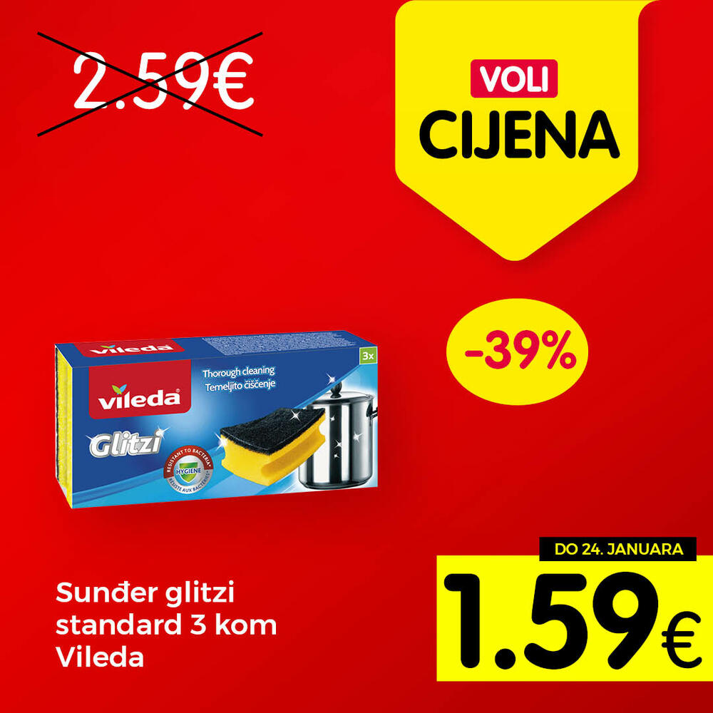 <p>Širok izbor proizvoda po najpovoljnijim cijenama na tržištu u svim Voli i Naš diskont marketima.</p>