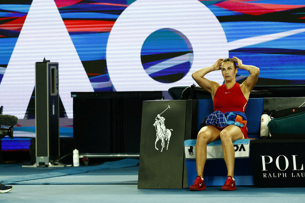 Sabalenka se zagrijavala za finiš turnira, Foto: Reuters