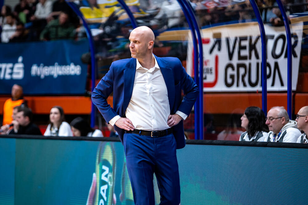 Žakelj na utakmici u Zagrebu, Foto: Cibona/Ivana Dergez